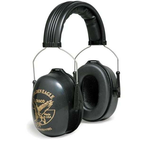 Over-the-Head Ear Muffs, 29 dB, Golden Eagle, Black