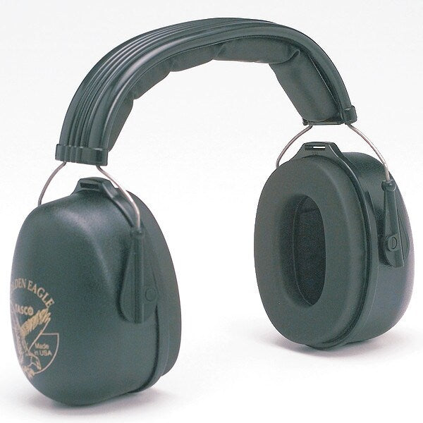 Over-the-Head Ear Muffs, 29 dB, Golden Eagle, Black