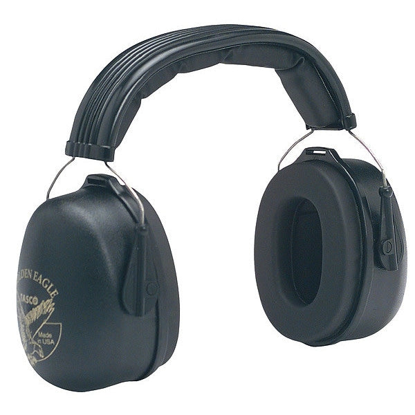 Over-the-Head Ear Muffs, 29 dB, Golden Eagle, Black