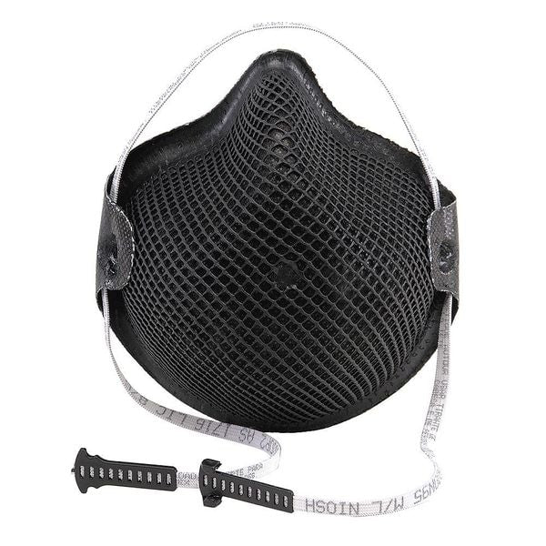 N95 Disposable Respirator, M/L, Black, PK15