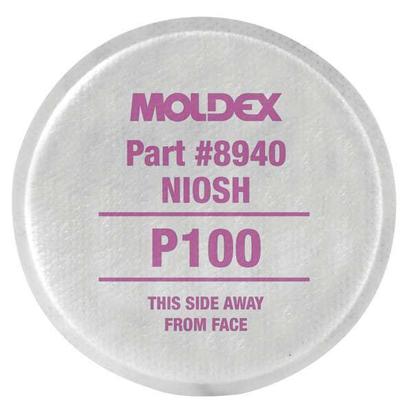 Filter, Threaded, P100, Magenta, 10 PK, NIOSH