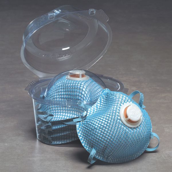 N95 Disposable Respirator, M/L, White, PK5