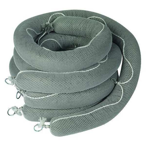 Sorbents, 32 gal/pk; 8 gal/boom, Universal Absorbed, Gray, Polypropylene, 4 PK