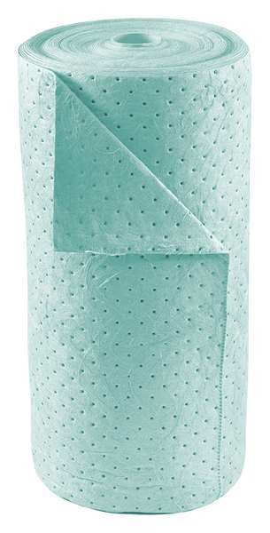 Sorbents, 39 gal. Harsh Chemicals Absorbed, Green, Polypropylene