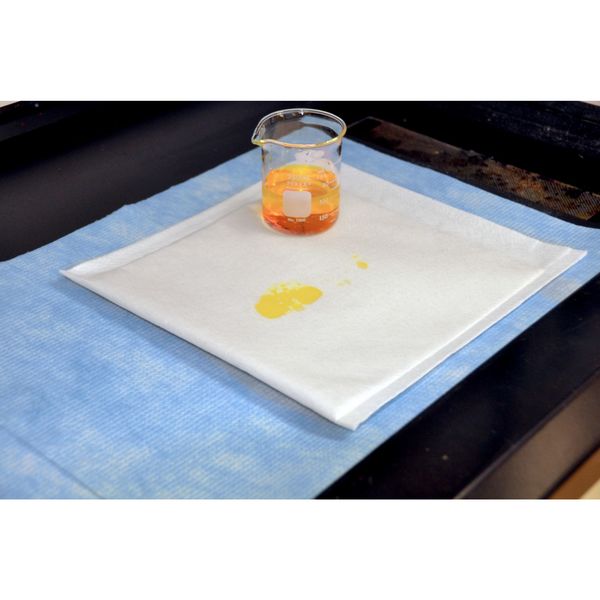Sorbents, 2 gal/pk, 10 oz/pad, Harsh Chemicals Absorbed, White, Polypropylene, 25 PK