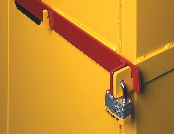 Flammable Safety Cabinet, 45 gal., Yellow