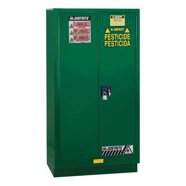 Cabinet, Pesticide, Green, 12 Gallon