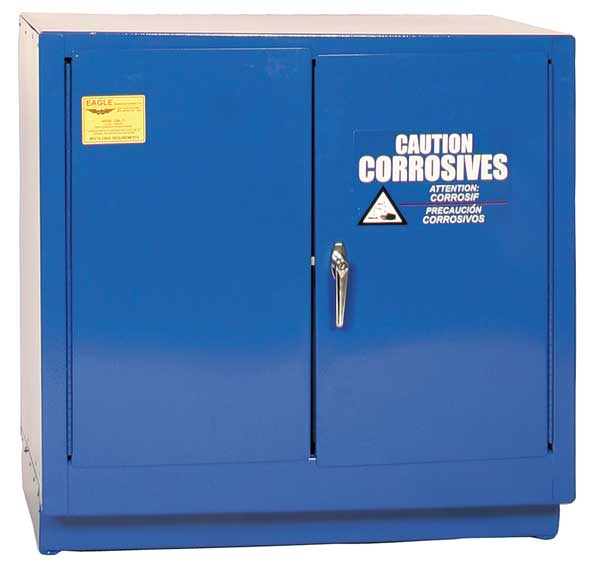 Corrosive Safety Cabinet, Manual, 22 gal.