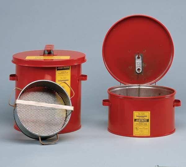 Wash Tank Can, Basket, Benchtop, 1 gal.
