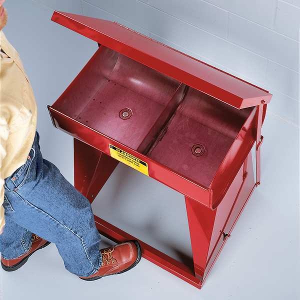 Twin Chamber Rinse Tank, Floor, 18 gal.