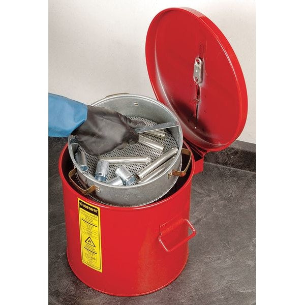Wash Tank Can, Basket, Benchtop, 2 gal.