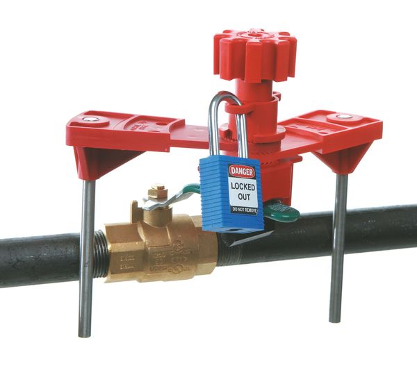 Lockout Valve Base, Fits Handle Size 1