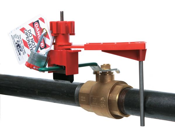Lockout Valve Base, Fits Handle Size 1
