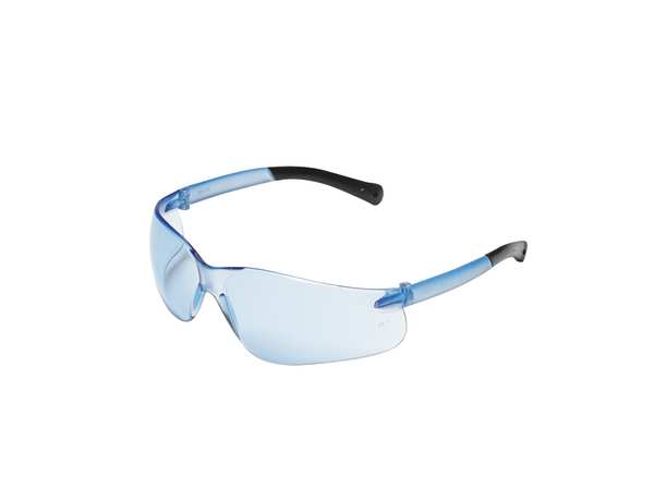 BearKat Safety Glasses, BK1 Series, UV-AF Anti-Fog Coating, Wraparound, Frameless, Black, Clear Lens