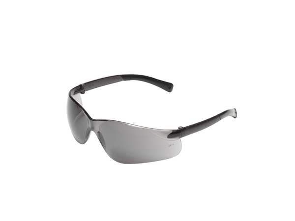 BearKat Safety Glasses, BK1 Series, UV-AF Anti-Fog Coating, Wraparound, Frameless, Black, Clear Lens