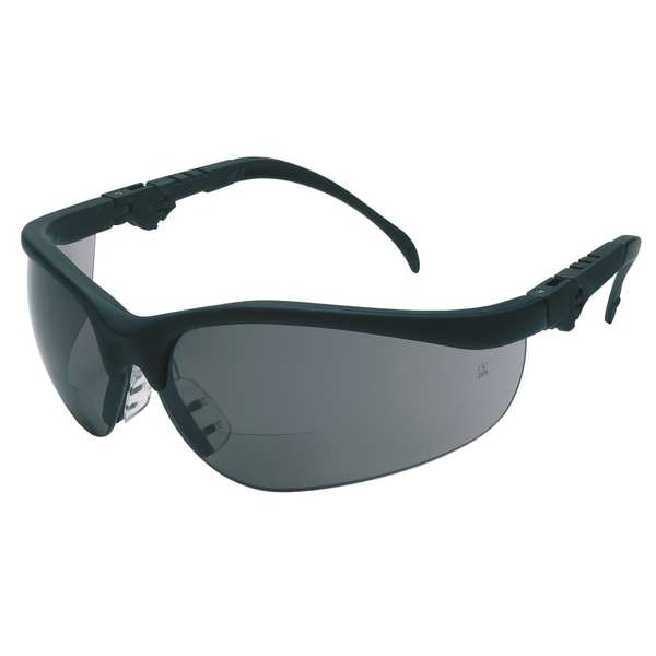 Reading Glasses, +2.0, Gray, Polycarbonate