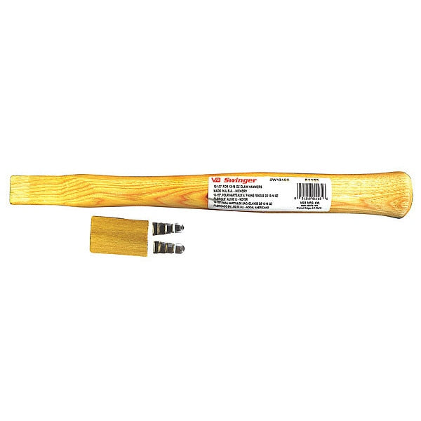 Nail Hammer Handle, 13 In Hickory