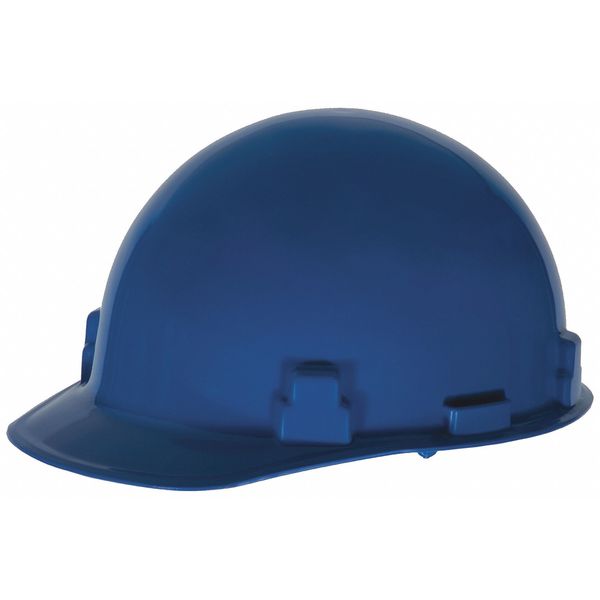 Front Brim Hard Hat, Type 1, Class E, Ratchet (4-Point), Blue