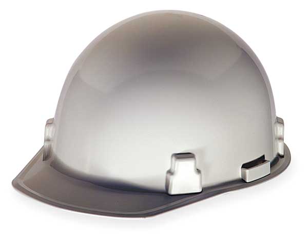 Front Brim Hard Hat, Type 1, Class G, Ratchet (4-Point), White