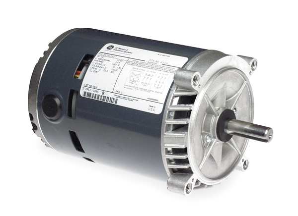 3-Phase General Purpose Motor, 3/4 HP, 56C Frame, 208-230/460V AC Voltage, 3,450 Nameplate RPM