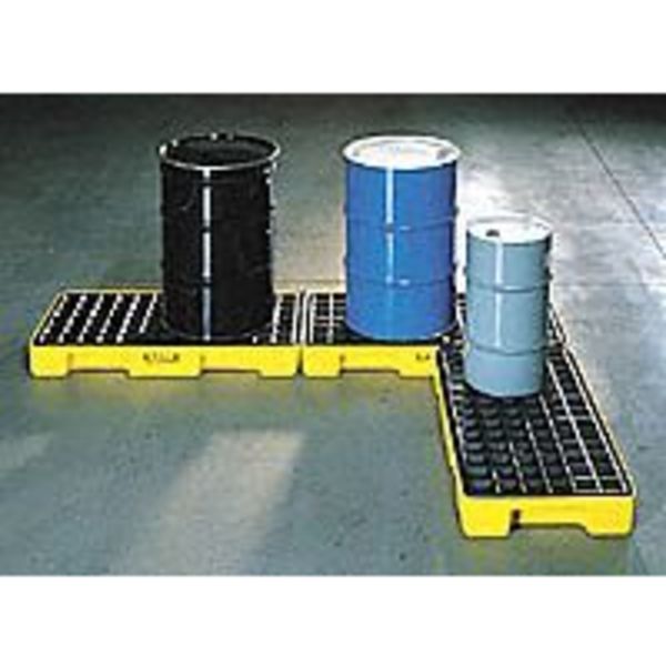 Drum Spill Containment Platform, For (1) Drum, 15 Gallon Spill Capacity, 2000 lb Load Capacity