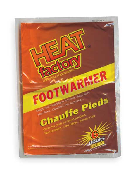 Foot Warmer, 2-3/4 x 3-1-/2 In, PR, PK3