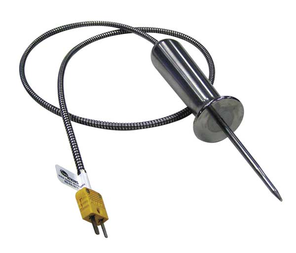 Immersion Temp Probe, -40 to 400 Deg F