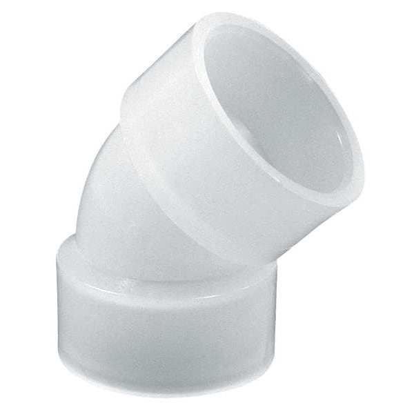45 Degree Elbow, Polypropylene, 3/4