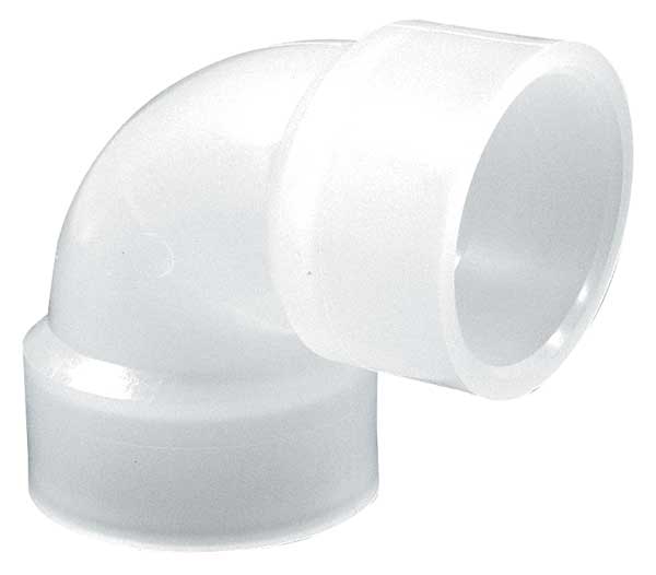 90 Degree Elbow, Polypropylene, 3/4
