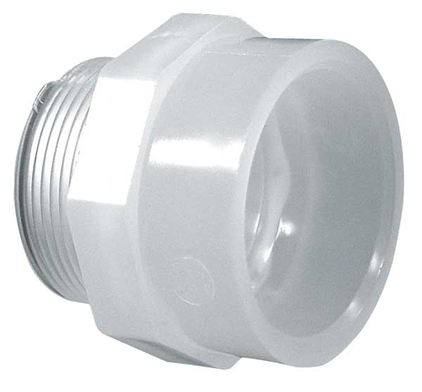 Male Adapter, Polypropylene, 1/2