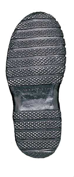 Overboot, Men, 12, 5-Buckle, Blk, Rubber, PR