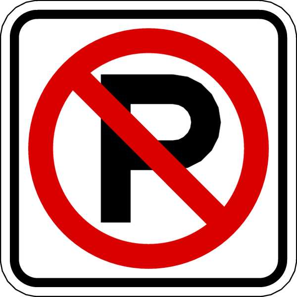 No Parking Parking Sign, 24