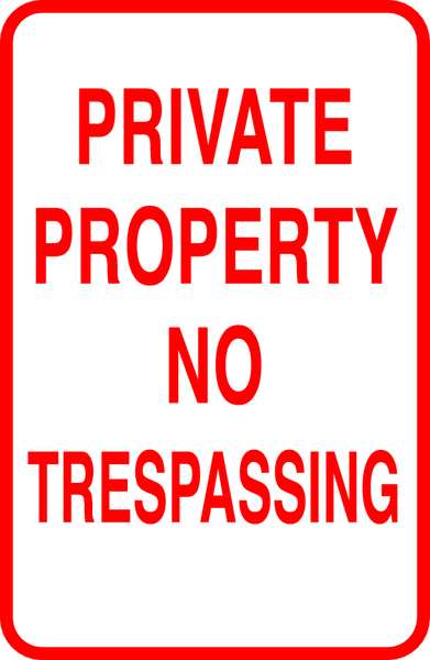 Traffic Sign, 18 x 12In, R/WHT, Text, H-16
