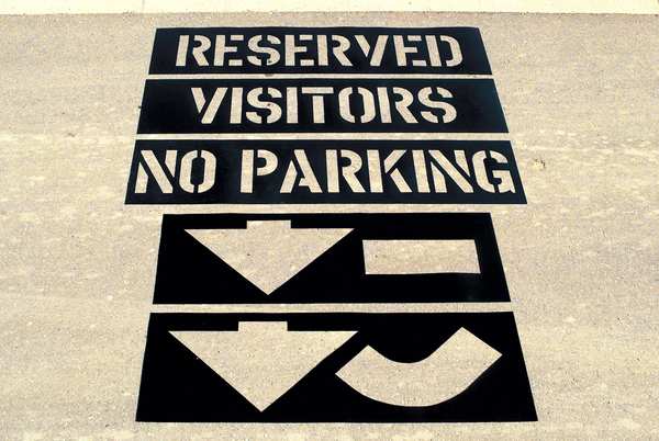 Parking Lot Stencil Kit, Plastic