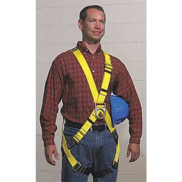 Full Body Harness, Crossover Style, L, Polyester