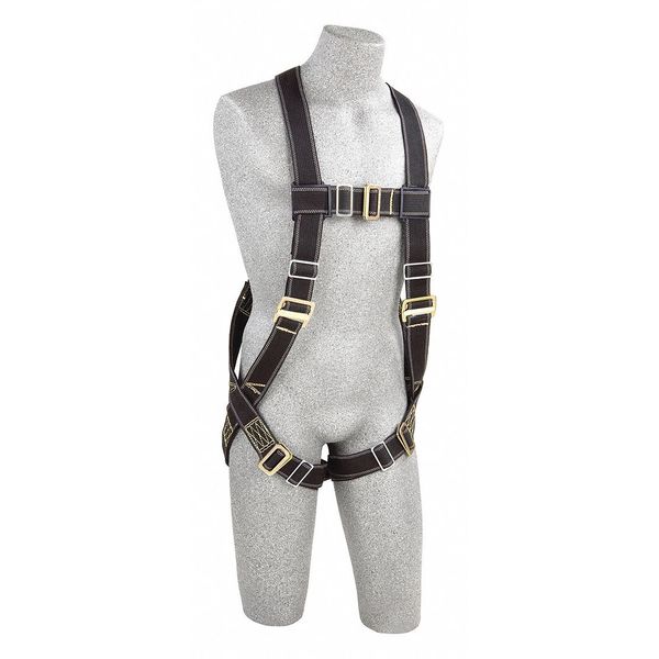 Welders Full Body Harness, Vest Style, Universal, Nomex(R)/Kevlar(R), Black