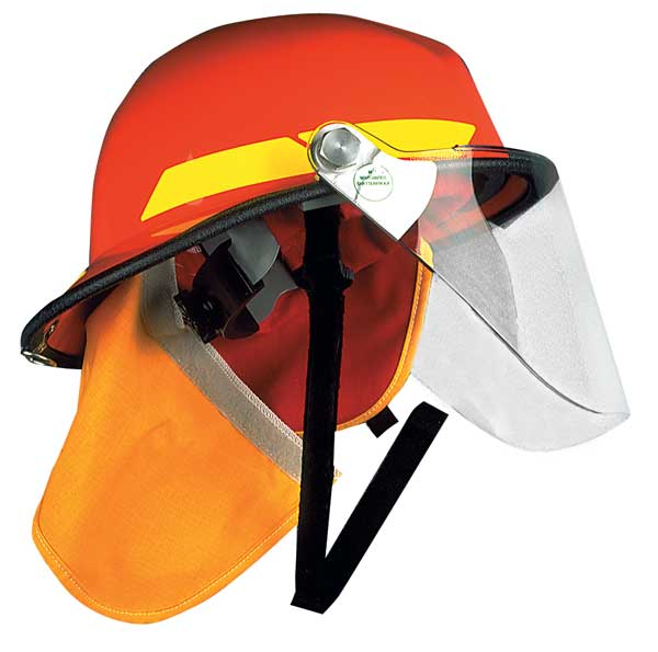 Fire Helmet, Orange, Modern