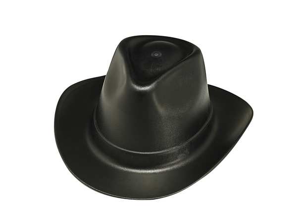 Western Hard Hat, Type 1, Class E, Ratchet (6-Point), Black