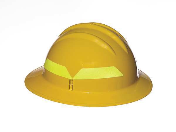 Fire Helmet, Yellow, Full-Brim