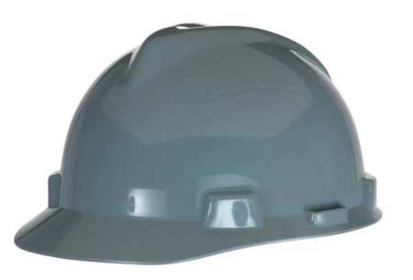 Front Brim Hard Hat, Type 1, Class E, Pinlock (4-Point), Gray