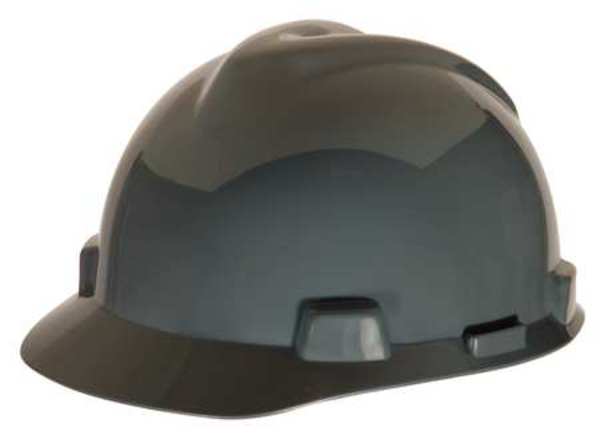 Front Brim Hard Hat, Type 1, Class E, Pinlock (4-Point), Gray