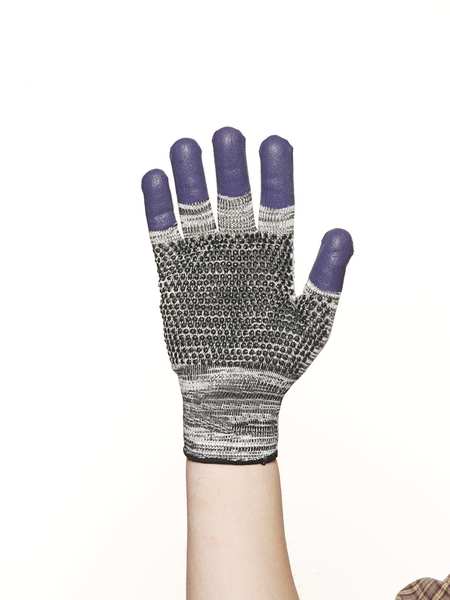 G60 Purple Nitrile Cut Resistant Gloves, Grey/Black, Purple Fingertips, Ambidextrous, SM, 1 Pair