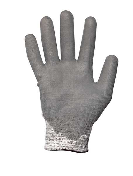 Cut Resistant Coated Gloves, 3 Cut Level, Polyurethane, L, 1 PR
