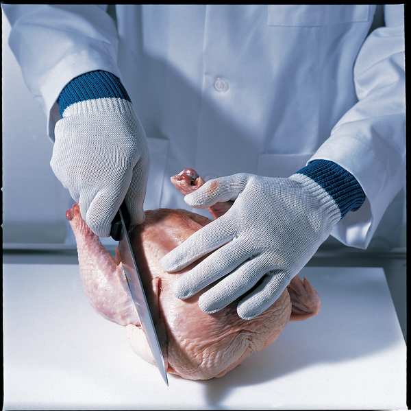 Cut Resistant Gloves, 5 Cut Level, Uncoated, S, 1 PR
