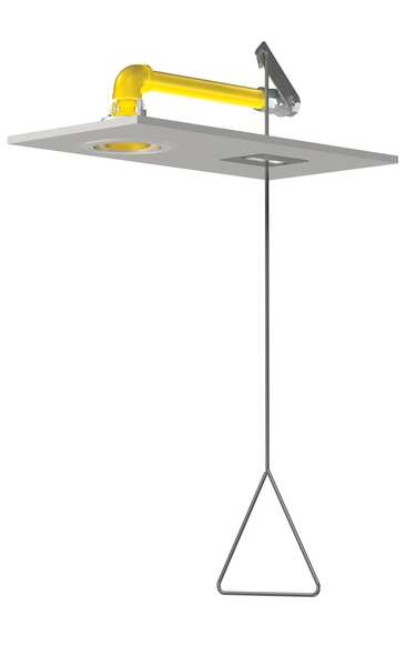 Emergency Shower, Horizontal, Flush, 20 gpm