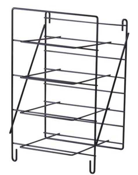 Eyewash Cartridge Wall Rack, Black