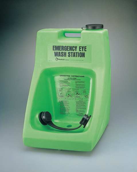 Fendall Porta StreamÂ® I; Eyesaline Eyewash Station in Green