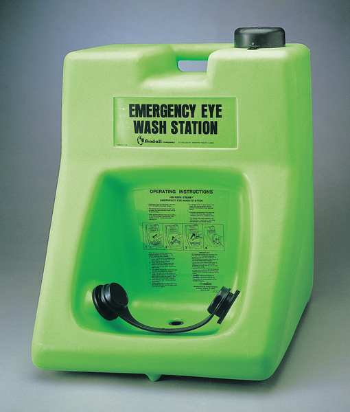 Fendall Porta StreamÂ® II; Eyewash Station, Gravity-Fed, 16 gal Capacity
