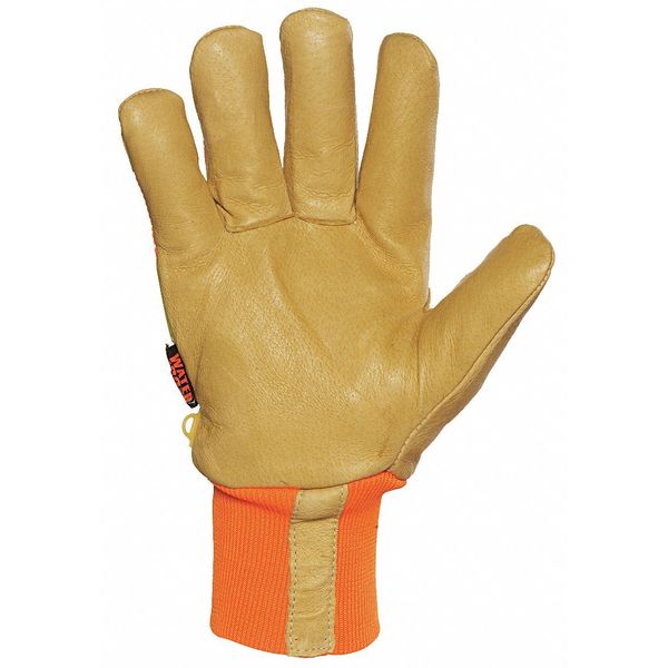 Hi-Vis Cold Protection Gloves, HeatKeep Lining, L