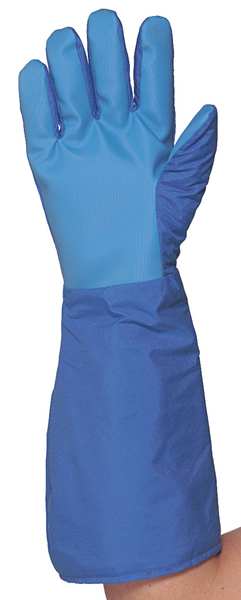 Cryogenic Glove, L, Straight, Blue, PR